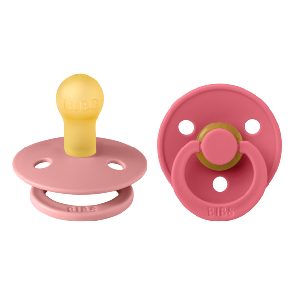 BIBS ΠΙΠΙΛΕΣ COLOUR 2ΤΜΧ LATEX No1 DUSTY PINK/CORAL