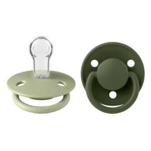 BIBS ΠΙΠΙΛΕΣ DE LUX 2ΤΜΧ ΣΙΛΙΚΟΝΗ ONE SIZE SAGE/HUNTER GREEN