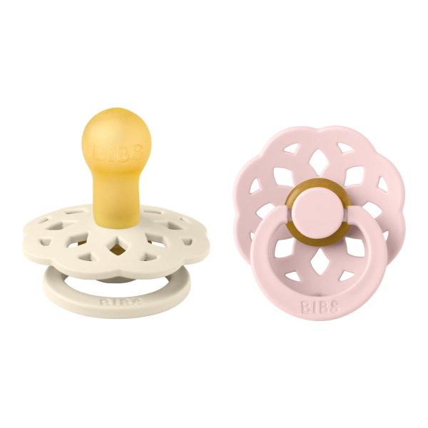 BIBS ΠΙΠΙΛΕΣ BOHEME 2ΤΜΧ LATEX No1 IVORY/BLOSSOM