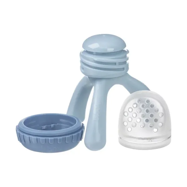 B.BOX SILICONE FRESH FOOD FEEDER LULLABY BLUE ΤΡΟΦΟΔΟΤΗΣ ΜΕ ΚΑΠΑ