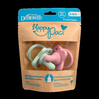 ΠΙΠΙΛΑ  HAPPY PACI ροζ/πρασινη (2τεμ)