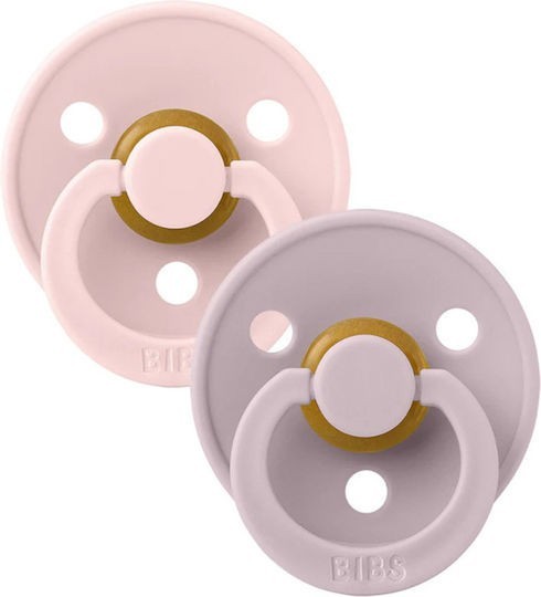 BIBS ΣΕΤ ΠΙΠΙΛΕΣ 2ΤΜΧ – COLOUR – BLOSSOM/DUSTY LILAC – ΣΤΡΟΓΓΥΛΗ No1