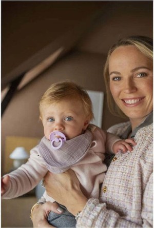 BIBS ΣΕΤ ΠΙΠΙΛΕΣ 2ΤΜΧ – COLOUR – BLOSSOM/DUSTY LILAC – ΣΤΡΟΓΓΥΛΗ No1