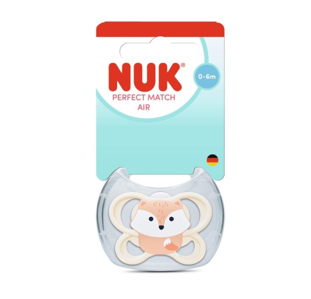 ΨΕΥΔΟ/ΤΡΟ ΣΙΛΙΚ. PERFECT MATCH AIR ΜΕΓ.1 ΜΕ ΘΗΚΗ FOX - NUK