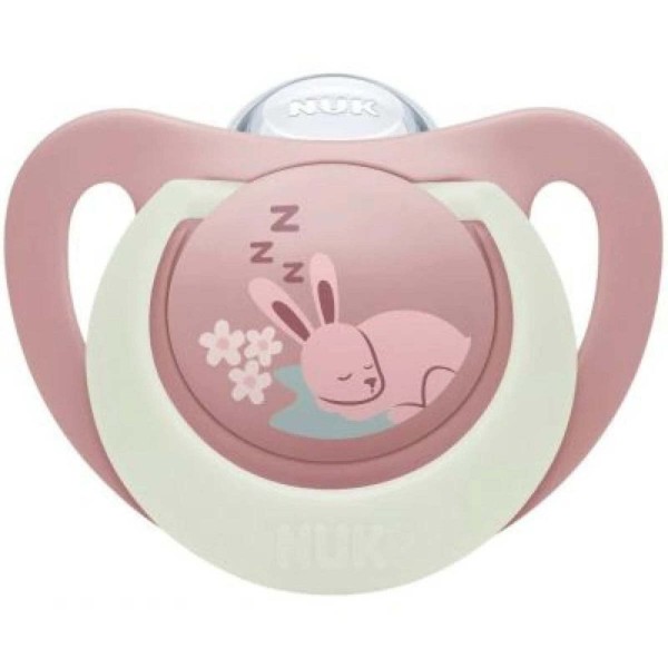 ΨΕΥΔΟ/ΤΡΟ ΣΙΛΙΚ. FIRST CHOICE NIGHT ΜΕΓ.1 ΜΕ ΘΗΚΗ BUNNY - NUK