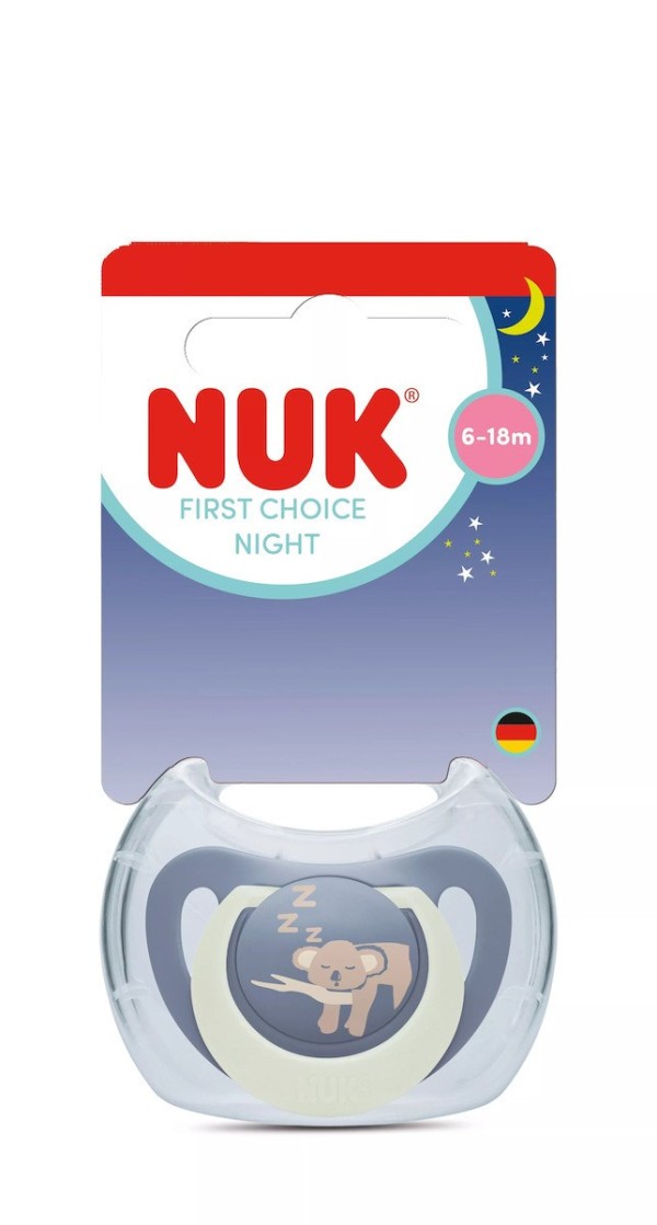 ΨΕΥΔΟ/ΤΡΟ ΣΙΛΙΚ. FIRST CHOICE NIGHT ΜEΓ.2 ΜΕ ΘΗΚΗ KOALA - NUK