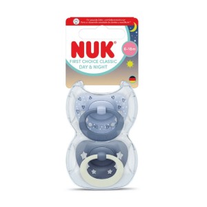 ΨΕΥΔΟ/ΤΡΟ ΣΙΛΙΚ. FIRST CHOICE CLASSIC D&N ΜEΓ.2 ΜΕ ΘΗΚΗ BLUE 2tem - NUK