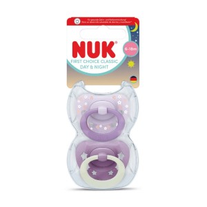 ΨΕΥΔΟ/ΤΡΟ ΣΙΛΙΚ. FIRST CHOICE CLASSIC D&N ΜEΓ.2 ΜΕ ΘΗΚΗ PURPLE 2tem - NUK