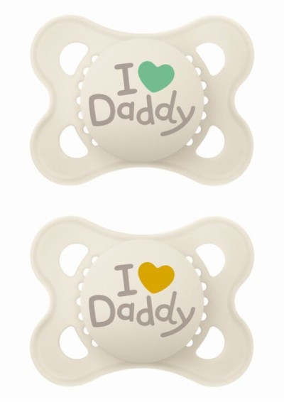 Πιπίλα Ι Love Daddy Σιλικόνης 2-6 μηνών