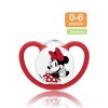 NUK ΨΕΥΔΟ/ΤΡΟ ΣΙΛΙΚ.PERFECT MATCH AIR MINNIE ΜΕΓ.1 1/ΤΕΜ ΜΕ ΘΗΚΗ RED