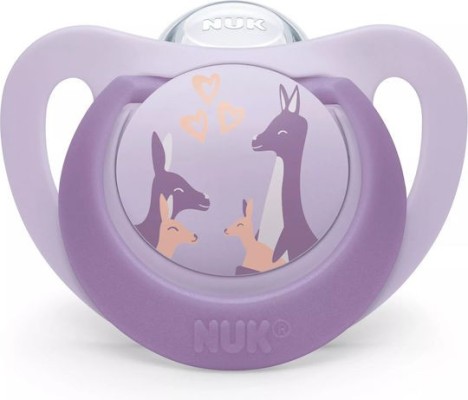 NUK First Choice Πιπίλα Σιλικόνης 6-18m, Kangaroo