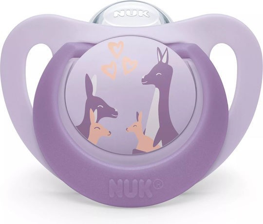 NUK First Choice Πιπίλα Σιλικόνης 6-18m, Kangaroo