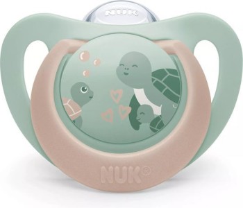 NUK First Choice Πιπίλα Σιλικόνης 6-18m, Turtle