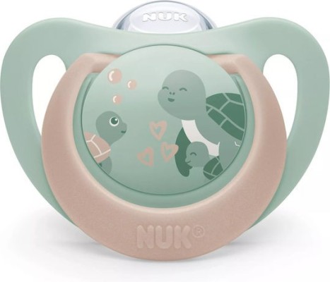 NUK First Choice Πιπίλα Σιλικόνης 18+, Turtle