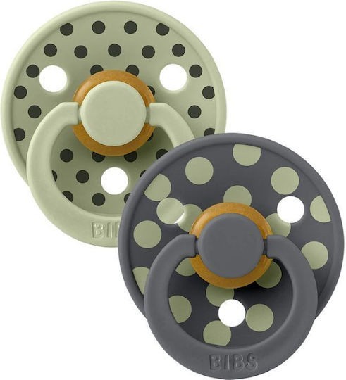Πιπίλες STUDIO Colour 2 Τεμάχια Polka - Sage/Iron - No 2 Πιπίλες STUDIO Colour 2 Τεμάχια Polka - Sage/Iron - No 2