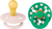 Πιπίλες STUDIO Colour 2 Τεμάχια Polka - Petal/Cactus - Νο 2