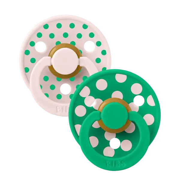 Πιπίλες STUDIO Colour 2 Τεμάχια Polka - Petal/Cactus - Νο 2