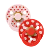Πιπίλες STUDIO Colour 2 Τεμάχια Polka - Blossom/Candy Apple - No 2