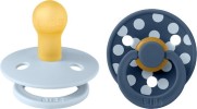 Πιπίλες STUDIO Colour 2 Τεμάχια Polka - Baby Blue/Steel Blue ΜΕΓ1