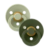 ΣΕΤ ΠΙΠΙΛΕΣ 2ΤΜΧ – COLOUR – SAGE/HUNTER GREEN – ΣΥΜΜΕΤΡΙΚΗ Νο2 - BIBS