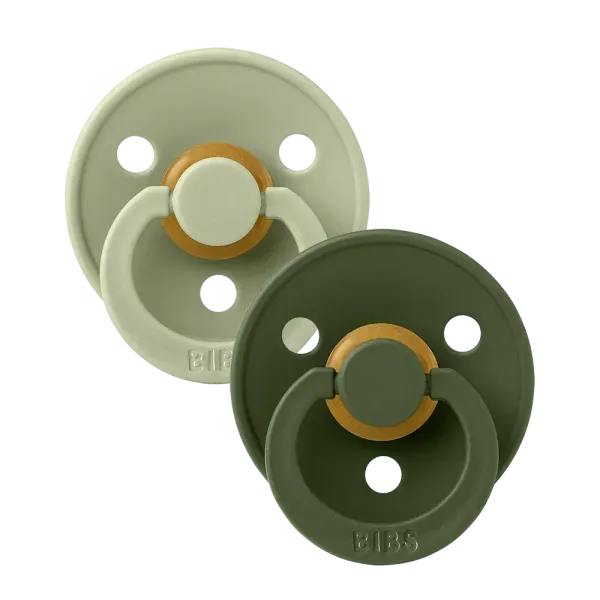 ΣΕΤ ΠΙΠΙΛΕΣ 2ΤΜΧ – COLOUR – SAGE/HUNTER GREEN – ΣΥΜΜΕΤΡΙΚΗ Νο2 - BIBS