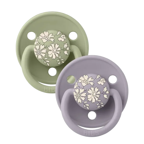 BIBSxLIBERTY ΠΙΠΙΛΕΣ DE LUX 2 PACK SILICONE ONESIZE CAPEL SAGE MIX