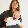 BIBS STUDIO COLLECTION ΣΕΤ ΠΙΠΙΛΕΣ 2ΤΜΧ – POLKA DOT- BLACK / IVORY – ΣΤΡΟΓΓΥΛΗ No3
