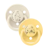 ΣΕΤ ΠΙΠΙΛΕΣ 2ΤΜΧ – DE LUX – TROLL IVORY/PALE BUTTER – ΣΤΡΟΓΓΥΛΗ/ΣΙΛΙΚΟΝΗ ONESIZE