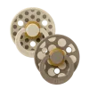 Studio Colour Pacifiers - Size 3 - Round - 2-Pack - Vanilla