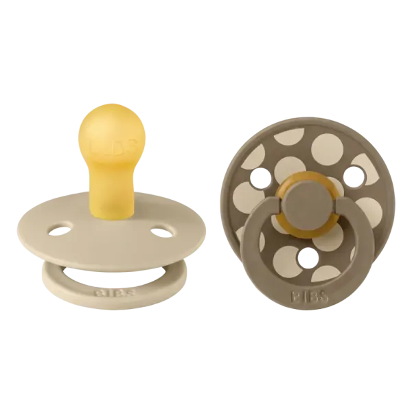 Studio Colour Pacifiers - Size 3 - Round - 2-Pack - Vanilla