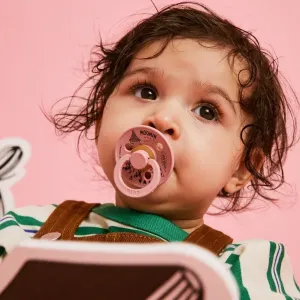 Moomin Colour Πιπίλες 2 τεμάχια Little My - Ivory/Dusty Pink No2
