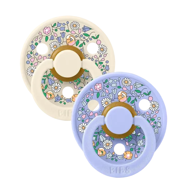 Colour BIBS x LIBERTY 2 Τεμάχια Chloe Meadow - Ivory Mix Νο1