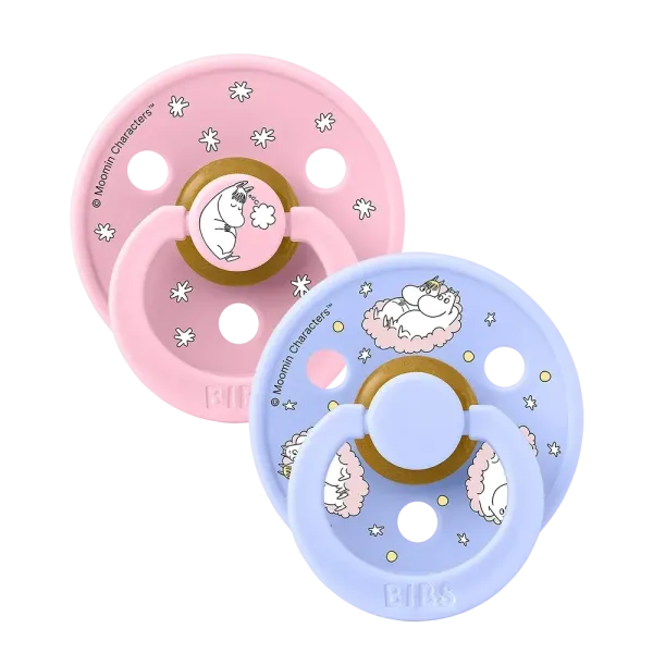 Moomin Colour Πιπίλες 2 Τεμάχια Dreaming - Baby Pink Mix Νο1 Moomin Colour Πιπίλες 2 Τεμάχια Dreaming - Baby Pink Mix Νο1
