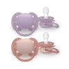 Πιπίλα Ultra Soft (PACIFIER), 6-18 μηνών, Μώβ/σκούρο ρόζ, χωρίς BΡΑ