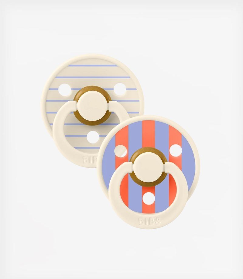 BIBS – STUDIO COLLECTION ΣΕΤ ΠΙΠΙΛΕΣ 2ΤΜΧ – PIN IVORY/HUSH – ΣΤΡΟΓΓΥΛΗ No1