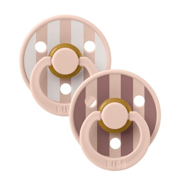 Bibs Πιπίλες Studio Colour 2τεμ No2 Block Blush Mix
