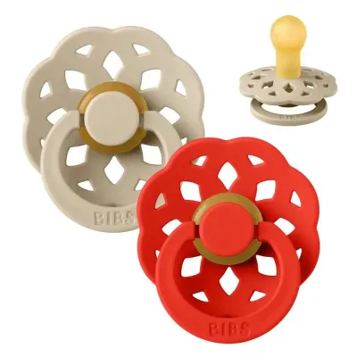 BIBS ΣΕΤ ΠΙΠΙΛΕΣ 2ΤΜΧ – BOHEME – CANDY/APPLE – ΣΤΡΟΓΓΥΛΗ No1