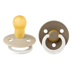 BIBS ΣΕΤ ΠΙΠΙΛΕΣ 2ΤΜΧ – COLOUR – VANILLA/DARK OAK GLOW – ΣΤΡΟΓΓΥΛΗ No3