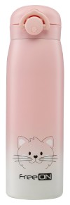 FREE ON ΘΕΡΜΟΣ ΝΕΡΟΥ 480ml KITTY PINK THERMO FLASK