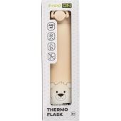 FREE ON ΘΕΡΜΟΣ ΝΕΡΟΥ 480ml BEAR BEIGE THERMO FLASK