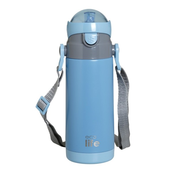ΜΕΤΑΛΛΙΚΟ ΘΕΡΜΟΣ ΠΑΙΔΙΚΟ 400ml -ΜΠΛΕ