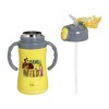 KIDS THERMOS 'MASHA -SAVE THE WILD' 300ML (yellow)