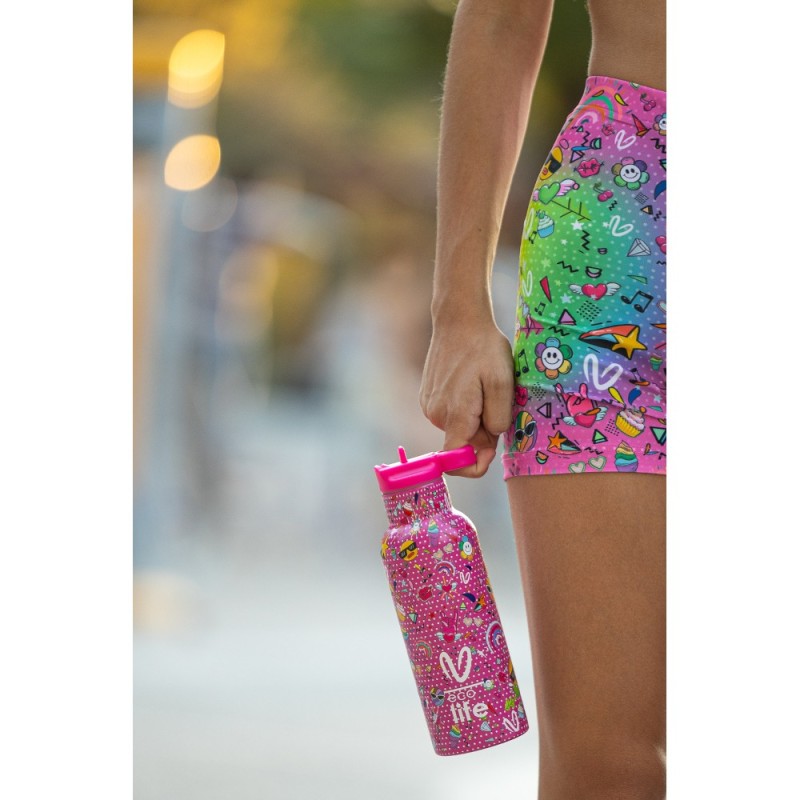 ΜΕΤΑΛΛΙΚΟ ΘΕΡΜΟΣ VASILIKI- RAINBOW- 500ML ΜΕΤΑΛΛΙΚΟ ΘΕΡΜΟΣ VASILIKI- RAINBOW- 500ML