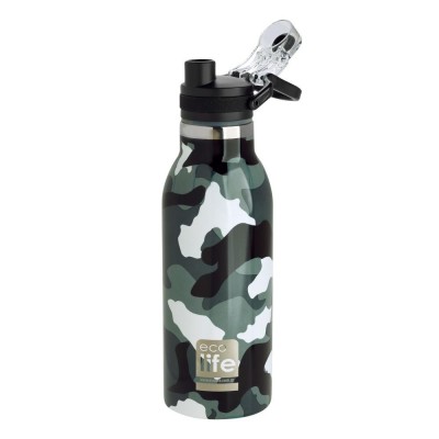 ΜΕΤΑΛΛΙΚΟ ΘΕΡΜΟΣ 550ml -CAMOUFLAGE