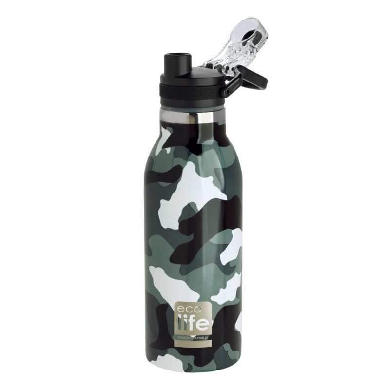 ΜΕΤΑΛΛΙΚΟ ΘΕΡΜΟΣ 550ml -CAMOUFLAGE