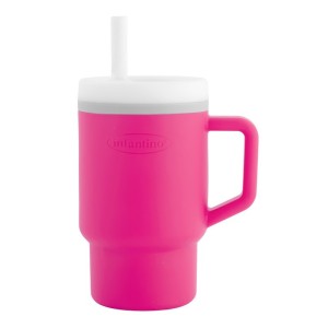 My 1st Tumbler - Bubble Gum   κύπελο με καλαμάκι σιλικόνης 260 ml - INFANTINO