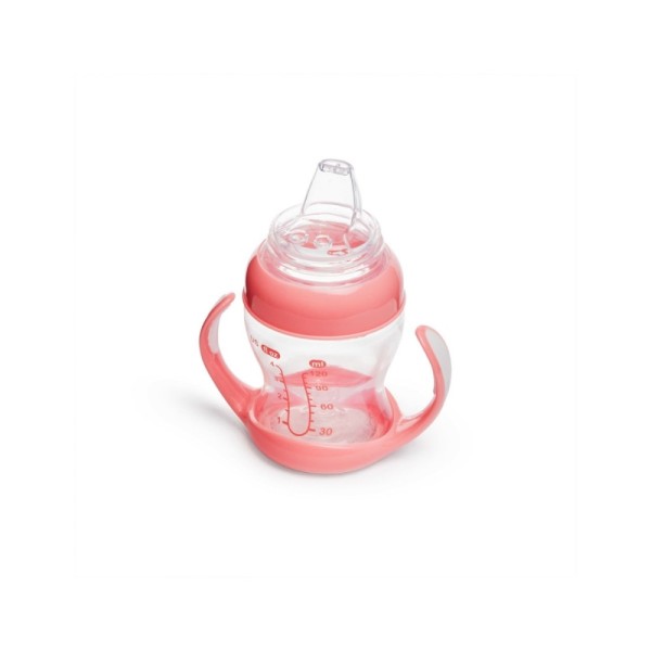 GENTLE TRANSITION CUP  CLEAR PINK