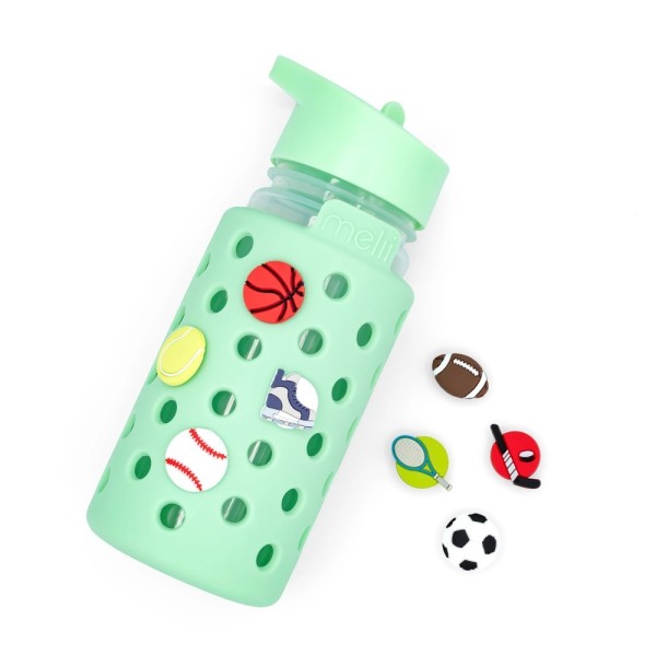 Παγούρι με Charms Πράσινο 450ml - Meli