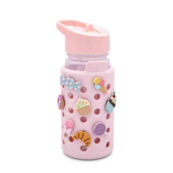 Παγούρι με Charms Ροζ 450ml - Meli