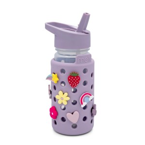 Παγούρι με Charms Μωβ 450ml - Meli Παγούρι με Charms Μωβ 450ml - Meli